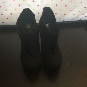 Black Stilettos with Jewels